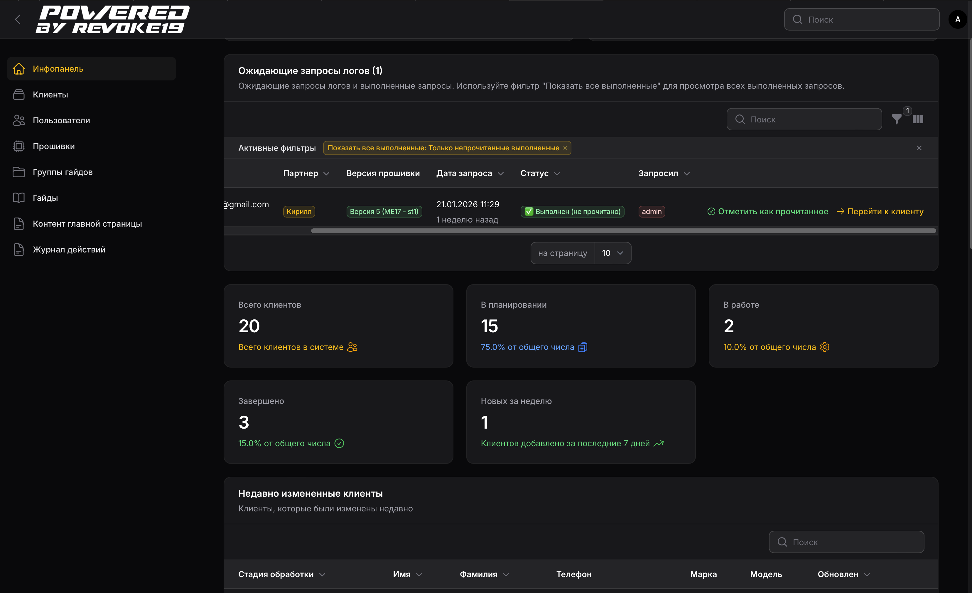 Crm для чип-тюнинга